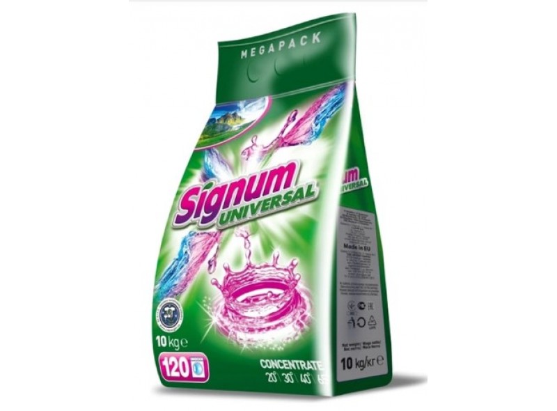 Стиральный порошок Signum Universal 10 кг, п/е (97-121) Стиральный порошок Signum Universal 10 кг, п/е (97-121)